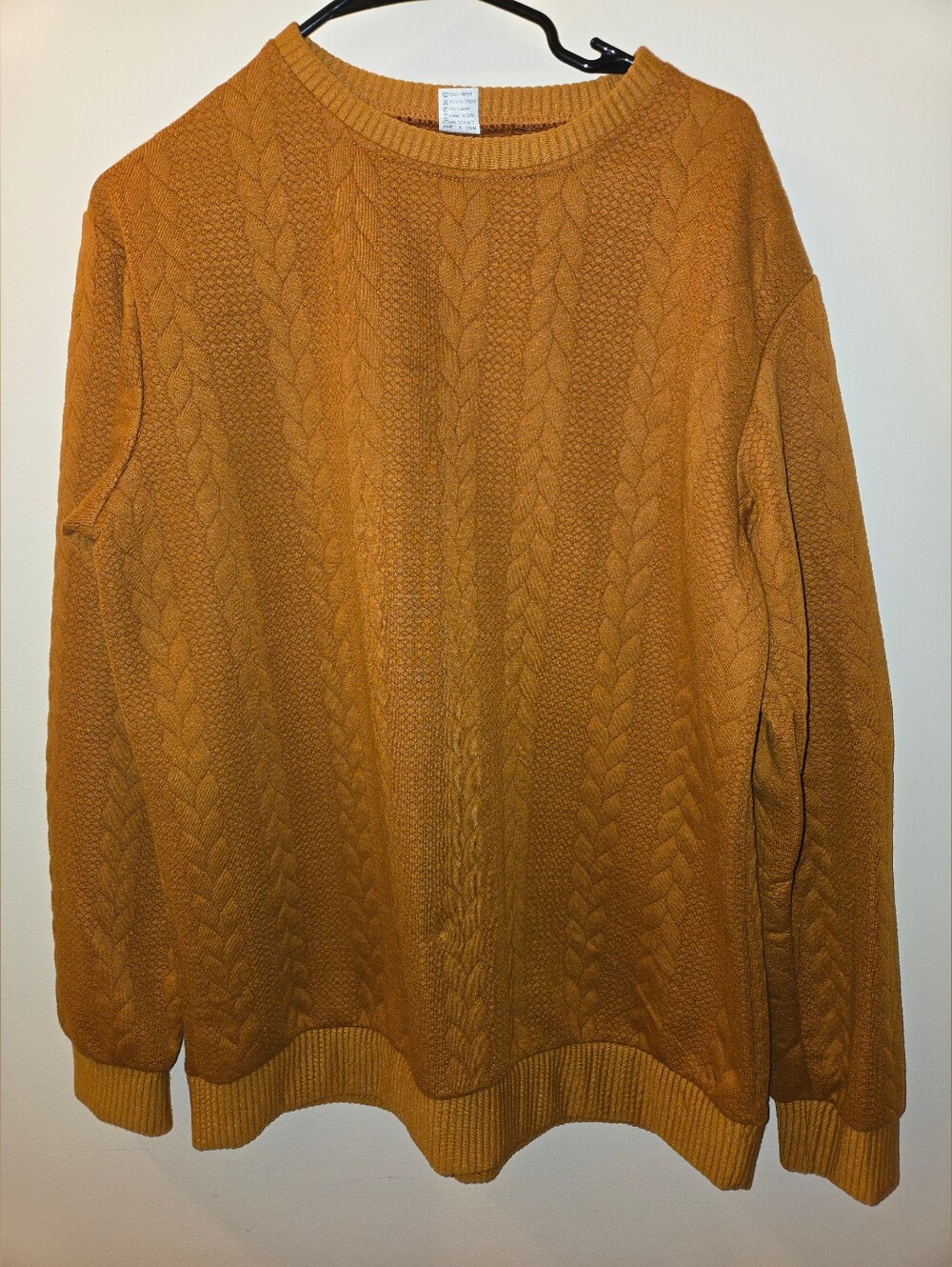 Cable-Knit Crewneck Sweater